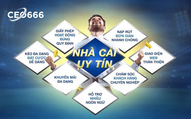 Ceo666 là một trong những trang cá cược uy tín hàng đầu