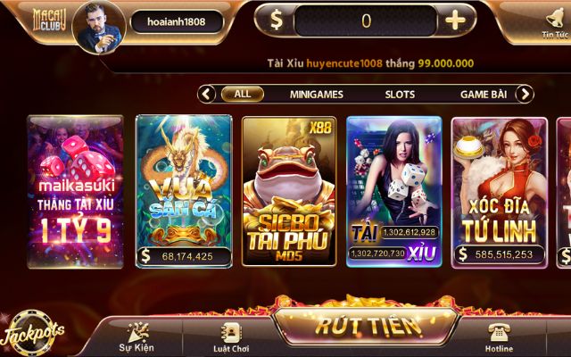 Cổng game Macao Club - đổi thưởng lâu đời