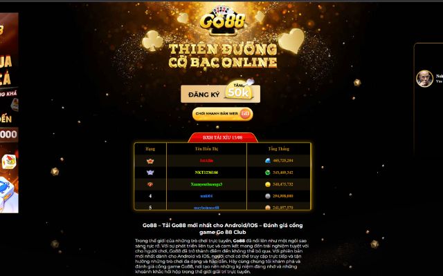 Go88 game kích hoạt telegram đổi thưởng hấp dẫn 2023 