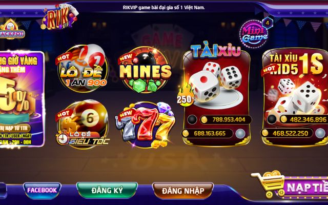 Rikvip tựa game kích hoạt telegram mới nhất 2023 